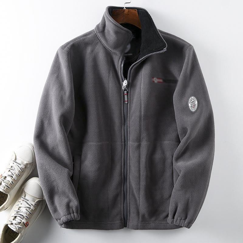 đ„Geeignet fĂŒr MĂ€nner und Frauenđ„ Doppellagige gepolsterte warme Unisex-Jacke
