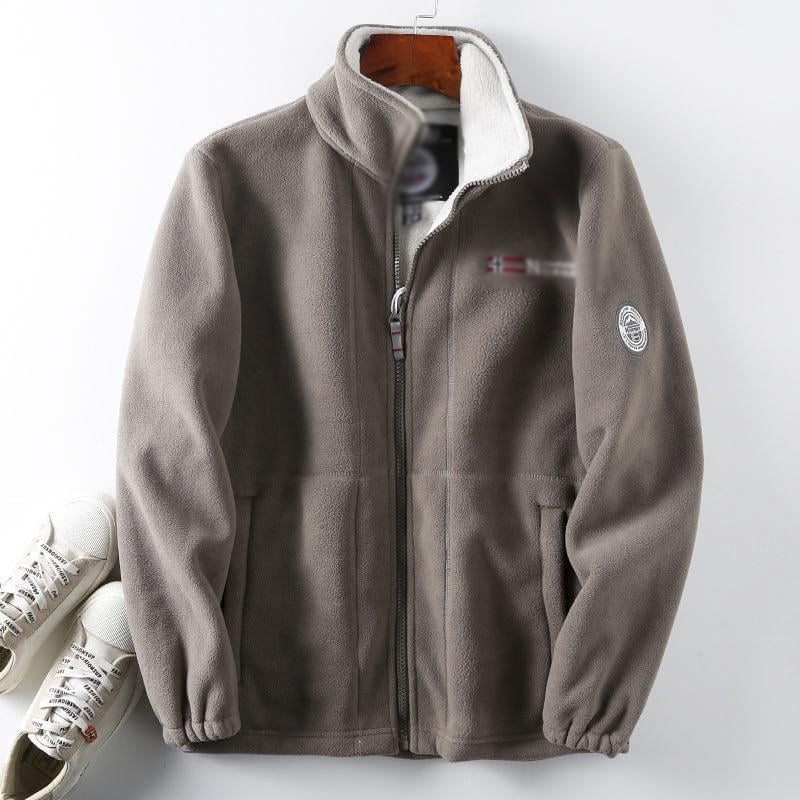 đ„Geeignet fĂŒr MĂ€nner und Frauenđ„ Doppellagige gepolsterte warme Unisex-Jacke