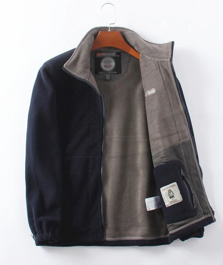 đ„Geeignet fĂŒr MĂ€nner und Frauenđ„ Doppellagige gepolsterte warme Unisex-Jacke