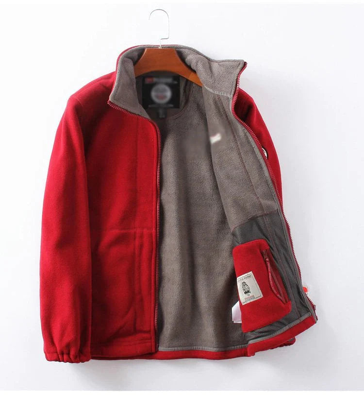 đ„Geeignet fĂŒr MĂ€nner und Frauenđ„ Doppellagige gepolsterte warme Unisex-Jacke