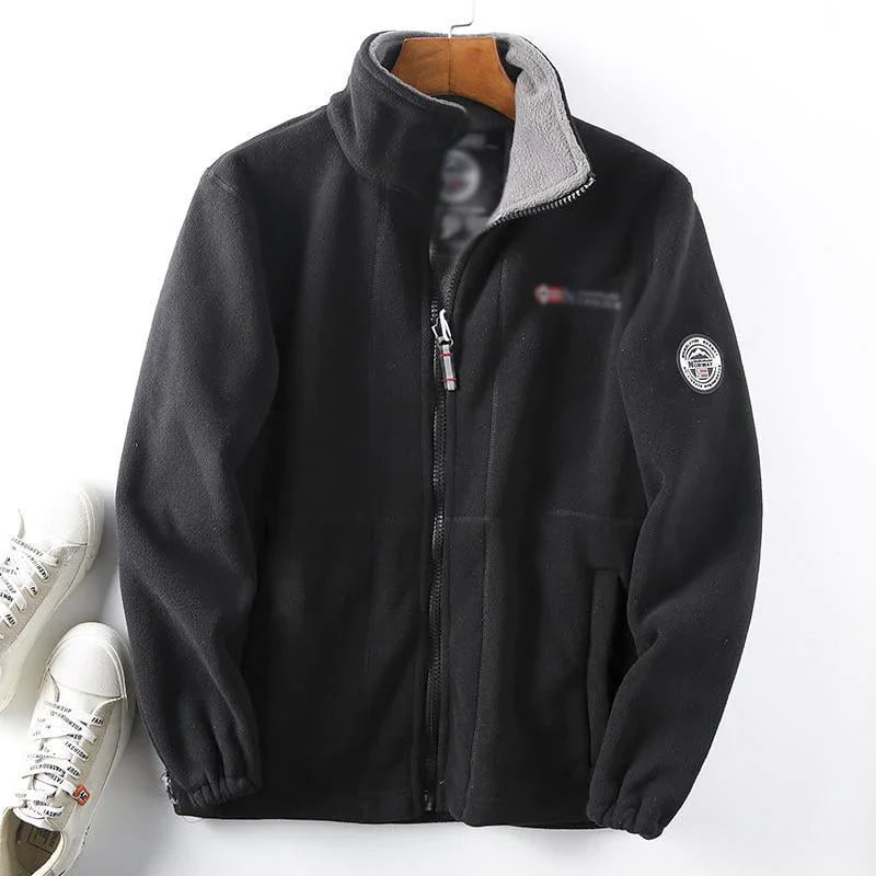 đ„Geeignet fĂŒr MĂ€nner und Frauenđ„ Doppellagige gepolsterte warme Unisex-Jacke