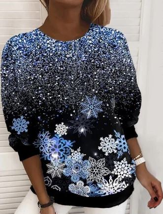 JO | Elegant Christmas Sweatshirt