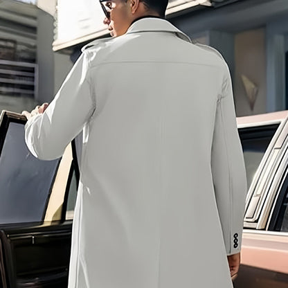 💥Black Friday Sales - 50% OFF💥Men's Lapel Double Breasted Coats with Pockets