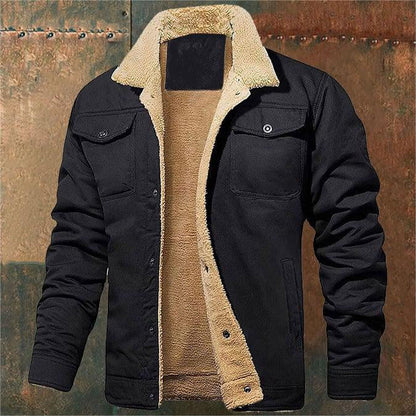 🎁Weihnachten Verkauf 49% OFF⏳Herren Retro Western Winter Fleece Jacke