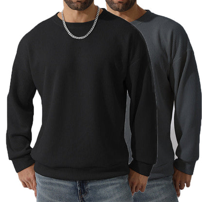 Men's Winter Sweater Loose Round Neck Thickened Sweater