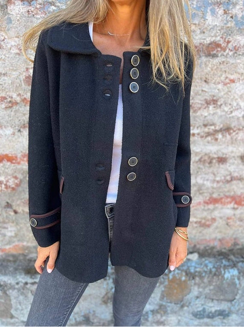 Women's Elegant Winter Warm Tweed Jacket