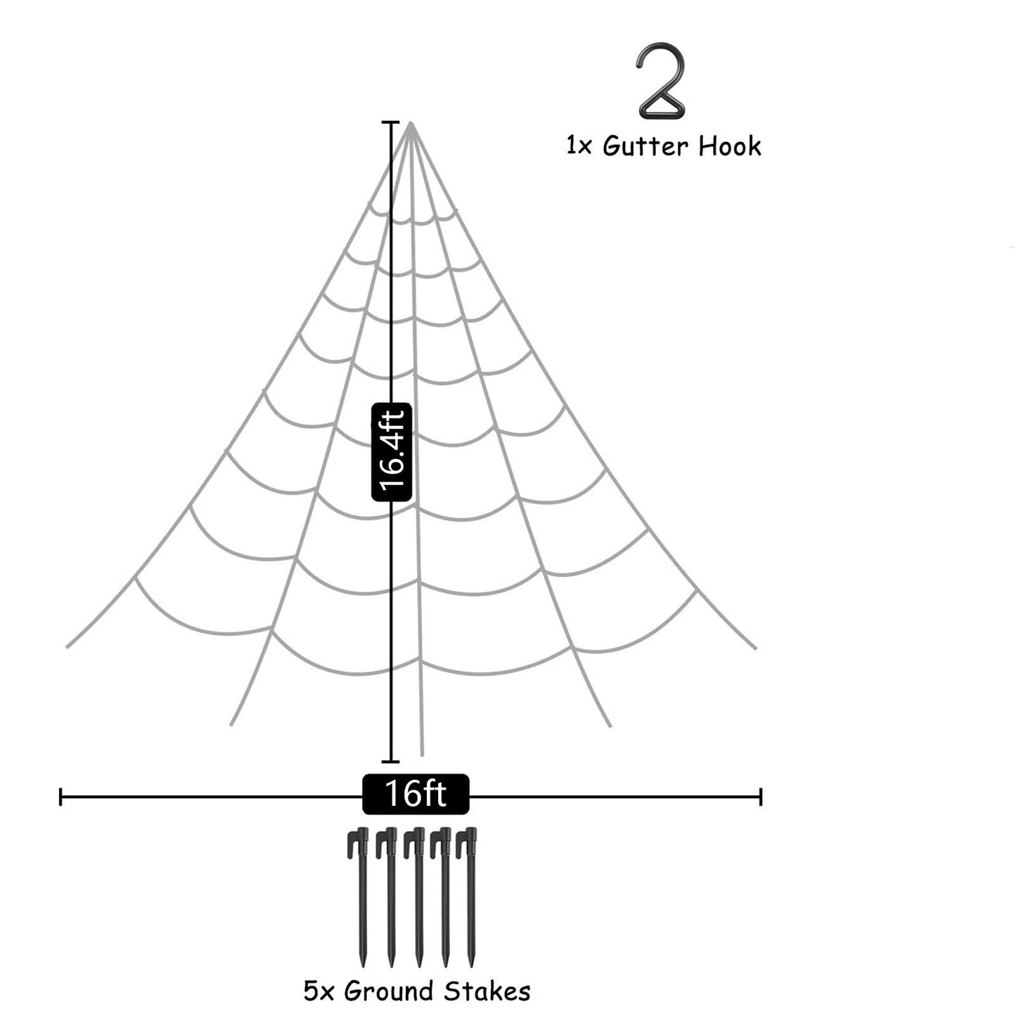 Halloween Decor Spider Web Design Hanging Light