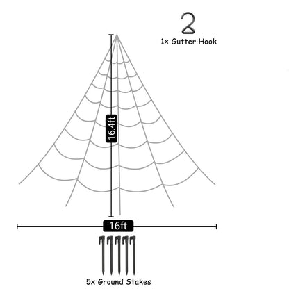 Halloween Decor Spider Web Design Hanging Light