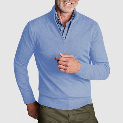 Men's New Cashmere Collar Pullover Shirt