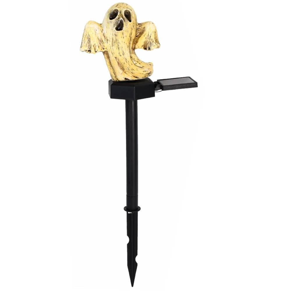 🎃Halloween Solar Resin Ghost Skull Ground Light👻