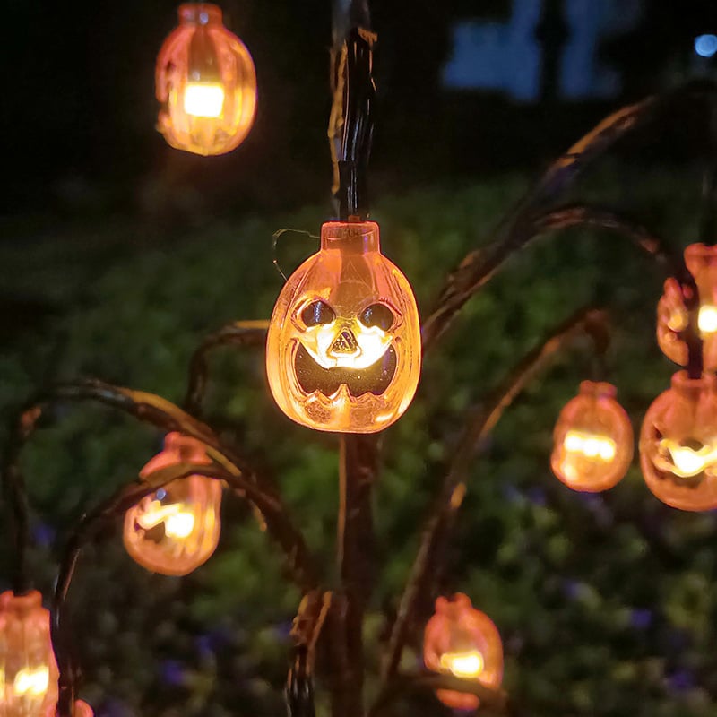 💀Halloween Solar Ground Plug Lawn Light