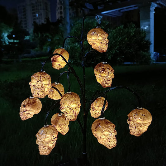 💀Halloween Solar Ground Plug Lawn Light