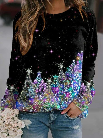 JO | Glittering Christmas tree sweater