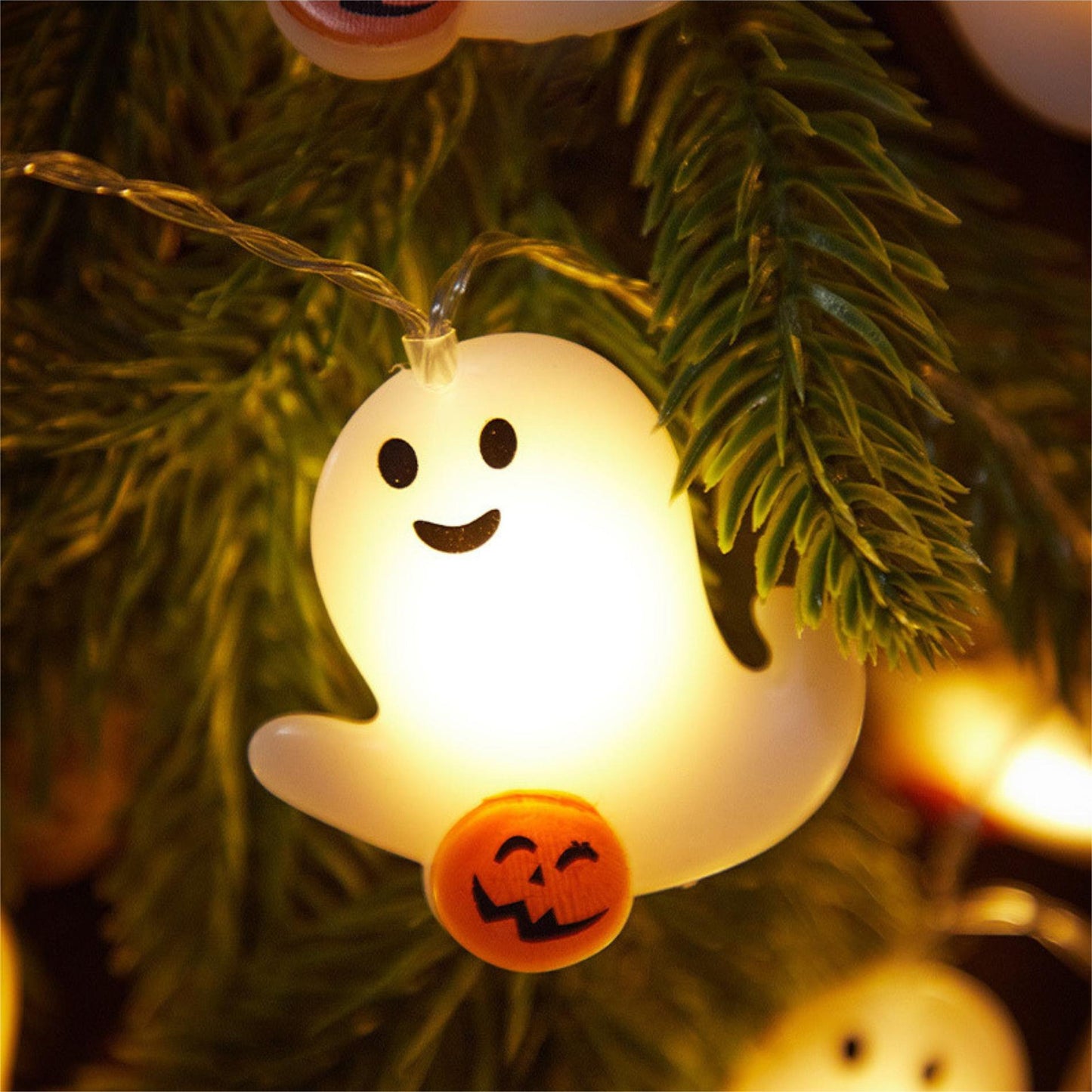 👻Ghost Pumpkin String Lights | Lovely Halloween party