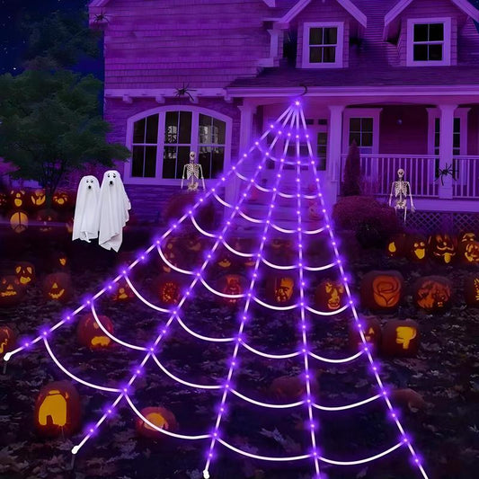 Halloween Decor Spider Web Design Hanging Light