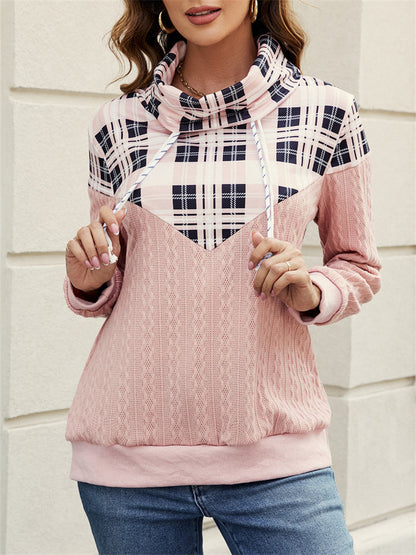 Fall and Winter New Women's Tops Printed Long-sleeved Hooded Sweater