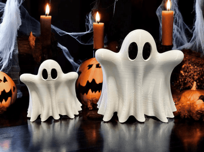🎃Halloween Decorations - 👻3D Printing Cute Ghosts With Tea Lights