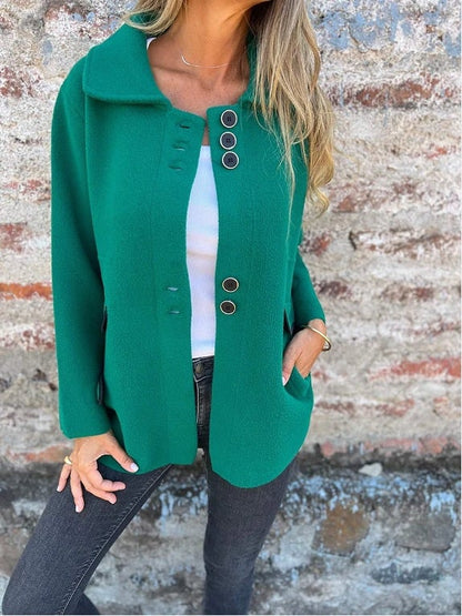 Women's Elegant Winter Warm Tweed Jacket