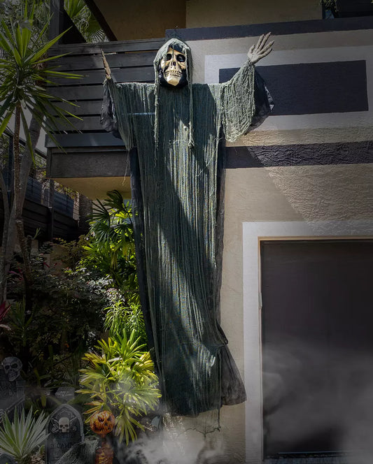 Giant Grim Reaper Hanging Decoration With Light 366cm