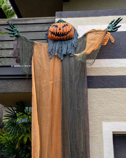 Giant Pumpkin Hanging Decoration With Light 360cm