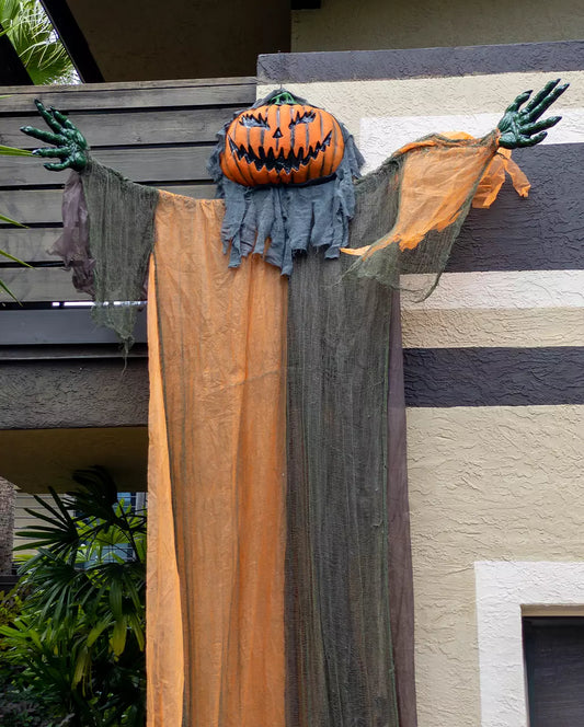 Giant Pumpkin Hanging Decoration With Light 360cm