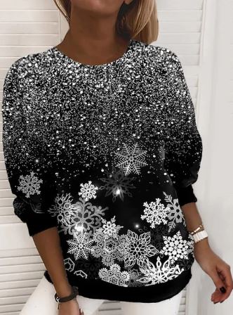 JO | Elegant Christmas Sweatshirt