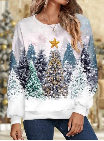 JO | Elegant Christmas Sweatshirt