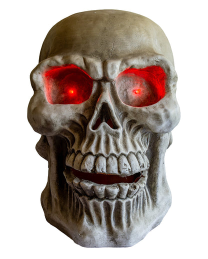 Gigantic Skull with Red LED Eyes 60cm