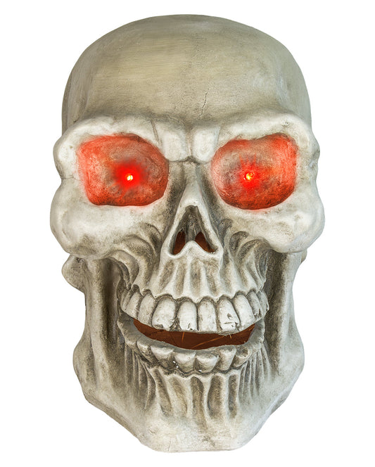 Gigantic Skull with Red LED Eyes 60cm