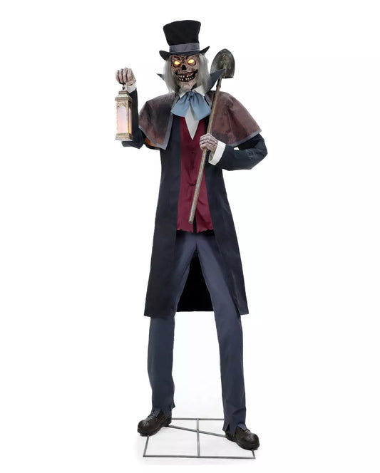 Zombie Gravedigger Halloween Animatronic 260cm